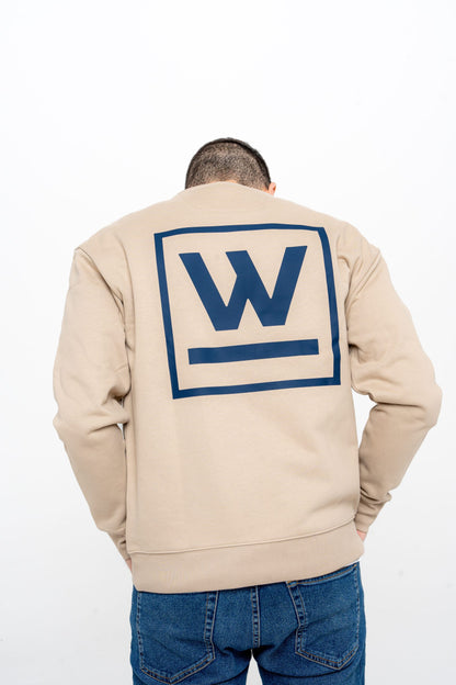 WACK Crewneck Sand-Deep Blue