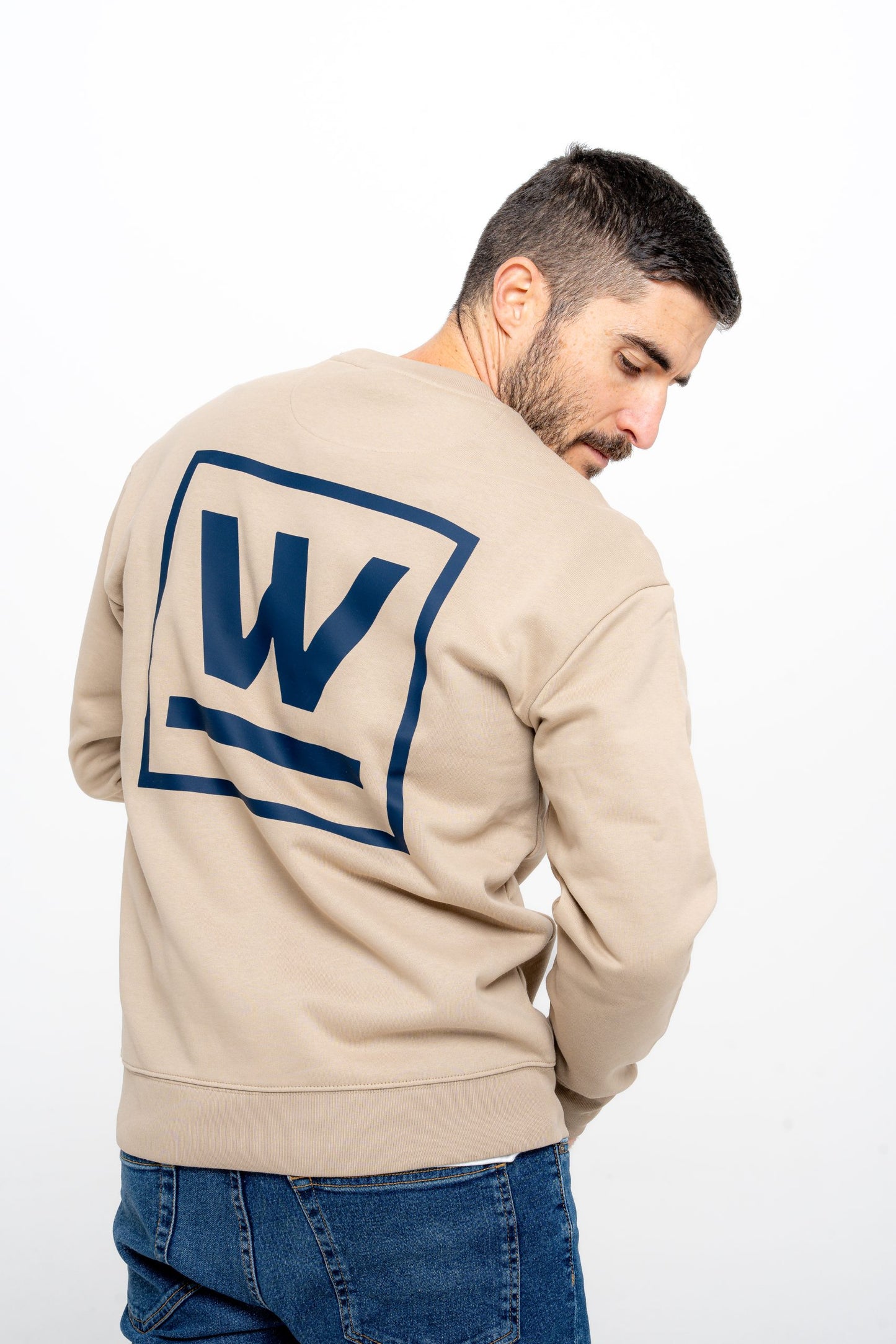 WACK Crewneck Sand-Deep Blue