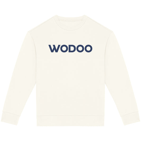 WACK Crewneck Cream-Deep Blue